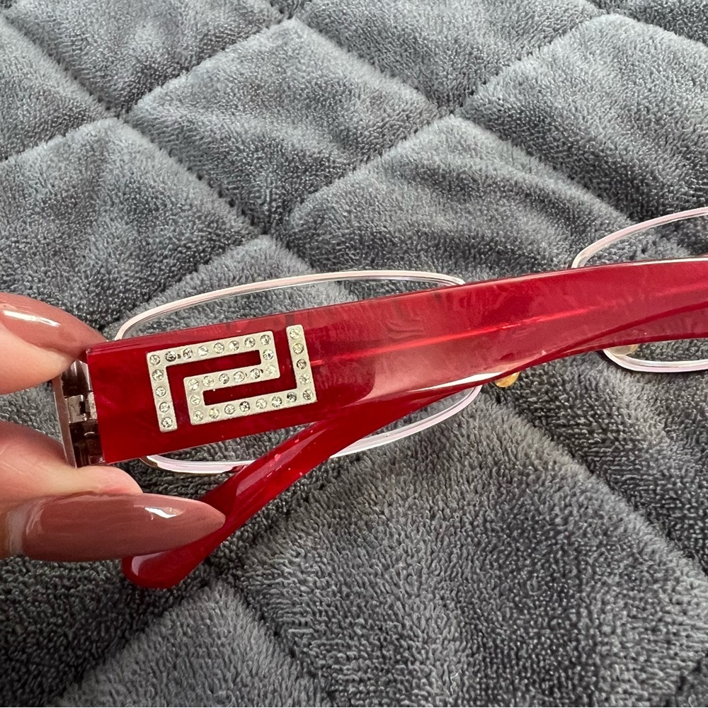 Versace Reading Glasses Rectangular Frame Women R… - image 3